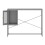 Bureau - HELLOSHOP26 - Poste de travail - Acier - 75x100x50 cm - Gris 4