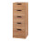 Cômoda - HELLOSHOP26 - Modelo - 5 gavetas - MDF - Estilo atemporal 1