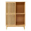 Biblioteca de bambú 120 x 84 x 39 cm natural 03_0009002 3