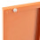 Table de chevet - HELLOSHOP26 - Modèle orange - Acier - 82 x 35 x 35 cm - Verrouillable 5