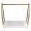 Perchero - HELLOSHOP26 - Modelo cabaña - Blanco - MDF - 78 x 75 x 35 cm 3