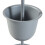 Porte-plantes - HELLOSHOP26 - Modèle intemporel - 2 cache-pots - Métal - 76,5 cm 3