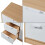 Commode - HELLOSHOP26 - Tijdloos model - 4 lades - Kastdeur - MDF beige 4
