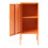 Table de chevet - HELLOSHOP26 - Modèle orange - Acier - 82 x 35 x 35 cm - Verrouillable 3