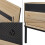 Comò - HELLOSHOP26 - 3 Cassetti - Nero - 80 x 80 x 40 cm - Ripostiglio Pratico 4