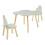 Conjunto de mesa e 2 cadeiras para crianças verde menta 03_0009448 1
