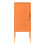 Table de chevet - HELLOSHOP26 - Modèle orange - Acier - 82 x 35 x 35 cm - Verrouillable 2