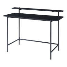 Ufficio - HELLOSHOP26 - Postazione di lavoro - Nero - 120 x 55 x 88 cm - Design senza tempo