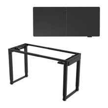 Scrivania elettrica - HELLOSHOP26 - 03_0009078 - Altezza regolabile - Funzione memoria - Nero