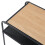 Mesa de apoio - HELLOSHOP26 - Retangular - Metal - MDF - Preto 55x51x36 cm 4