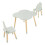 Conjunto de mesa e 2 cadeiras para crianças verde menta 03_0009448 2