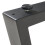 Pieds de table - HELLOSHOP26 - Lot de 2 - Acier laqué - 72 x 70 cm - Design moderne 5