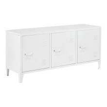 Móvel para TV - HELLOSHOP26 - 3 Portas - Aço - 58x113x40 cm - Branco