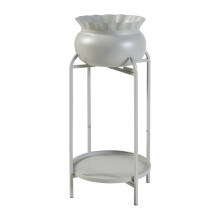 Porte-plantes - HELLOSHOP26 - Modèle 03_0010330 - Métal - Beige - 60 x 27 x 27 cm