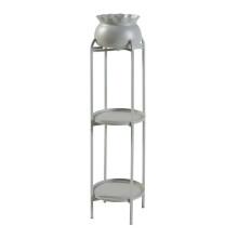 Porte-plantes - HELLOSHOP26 - Modèle 03_0010340 - Métal - Beige - 3 niveaux