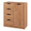 Cômoda - HELLOSHOP26 - Modelo atemporal - 4 gavetas - MDF - 90x80x40 cm 1