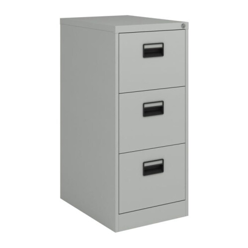 Caisson de bureau - HELLOSHOP26 - 3 tiroirs - Acier - 103x45x62 cm - Gris