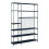 Scaffale - HELLOSHOP26 - Design senza tempo - 10 scomparti - Metallo - Nero 1