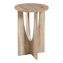 Mesa de apoio - HELLOSHOP26 - Modelo 03_0010952 - Efeito carvalho - 56,5 cm - Versátil