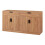 Buffet - HELLOSHOP26 - Modèle Buffet - MDF - 75 x 140 x 40 cm - Élégant et pratique 1