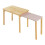 Bureau table poste de travail extensible pour enfant 60 x 38 x 51,5 cm rose 2