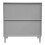 Buffet - HELLOSHOP26 - Modèle Holea - 2 portes - Design moderne - Couleur gris 4