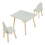 Tischset und 2 Kinderstühle Hovle mintgrün 03_0009450 2