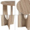 Mesa de apoio - HELLOSHOP26 - Modelo 03_0010952 - Efeito carvalho - 56,5 cm - Versátil 3