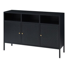 Buffet - HELLOSHOP26 - Modelo Buffet - Aço - 3 portas - 119 x 35 x 80 cm