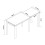 Bureau table poste de travail extensible pour enfant 60 x 38 x 51,5 cm vert 3