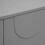 Buffet - HELLOSHOP26 - Modèle Holea - 2 portes - Design moderne - Couleur gris 5
