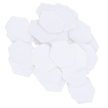 Hex Paper Modelboard DIY Stitching 100Pcs Template 16mm for Quilting