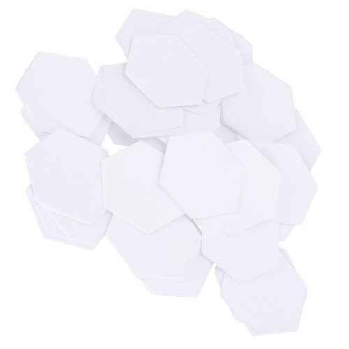 Hex Paper Modelboard DIY Stitching 100Pcs Template 16mm for Quilting