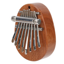 8-Key Sapele Solid Wood Kalimba Thumb Piano Mini Musical Instrument