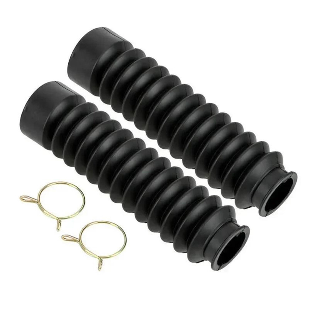 2Pcs Universal Motorcycle Fork Gaiters Rubber Dust Boots For Cg125 Cg150 Shock Absorber Protection 9189345551079