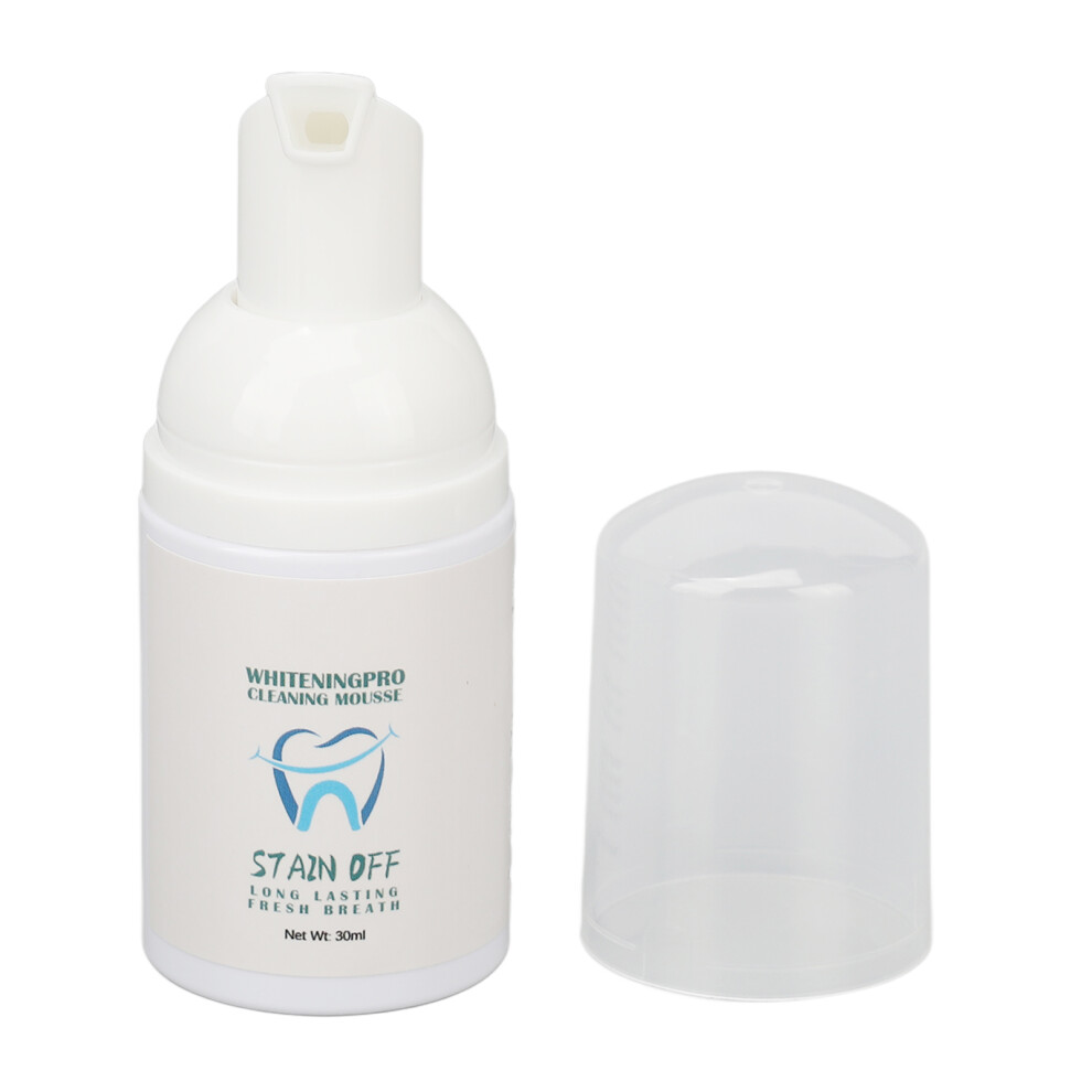 Teeth Whitening Foaming Toothpaste Natural Ingredients Deep Cleansing Fresh Breath Stain Removal Gum Protection Safe Sensitive Teeth pH Balanced