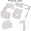 Trading Card Scanner Box  Compact Card Scanner, ABS Plastic Construction, Portable, App Compatible, White 5