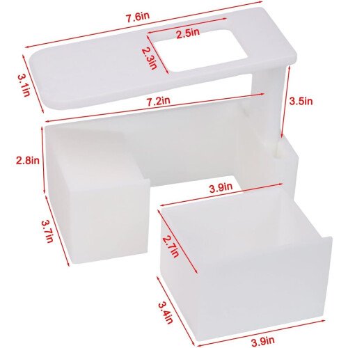 Trading Card Scanner Box  Compact Card Scanner, ABS Plastic Construction, Portable, App Compatible, White 2