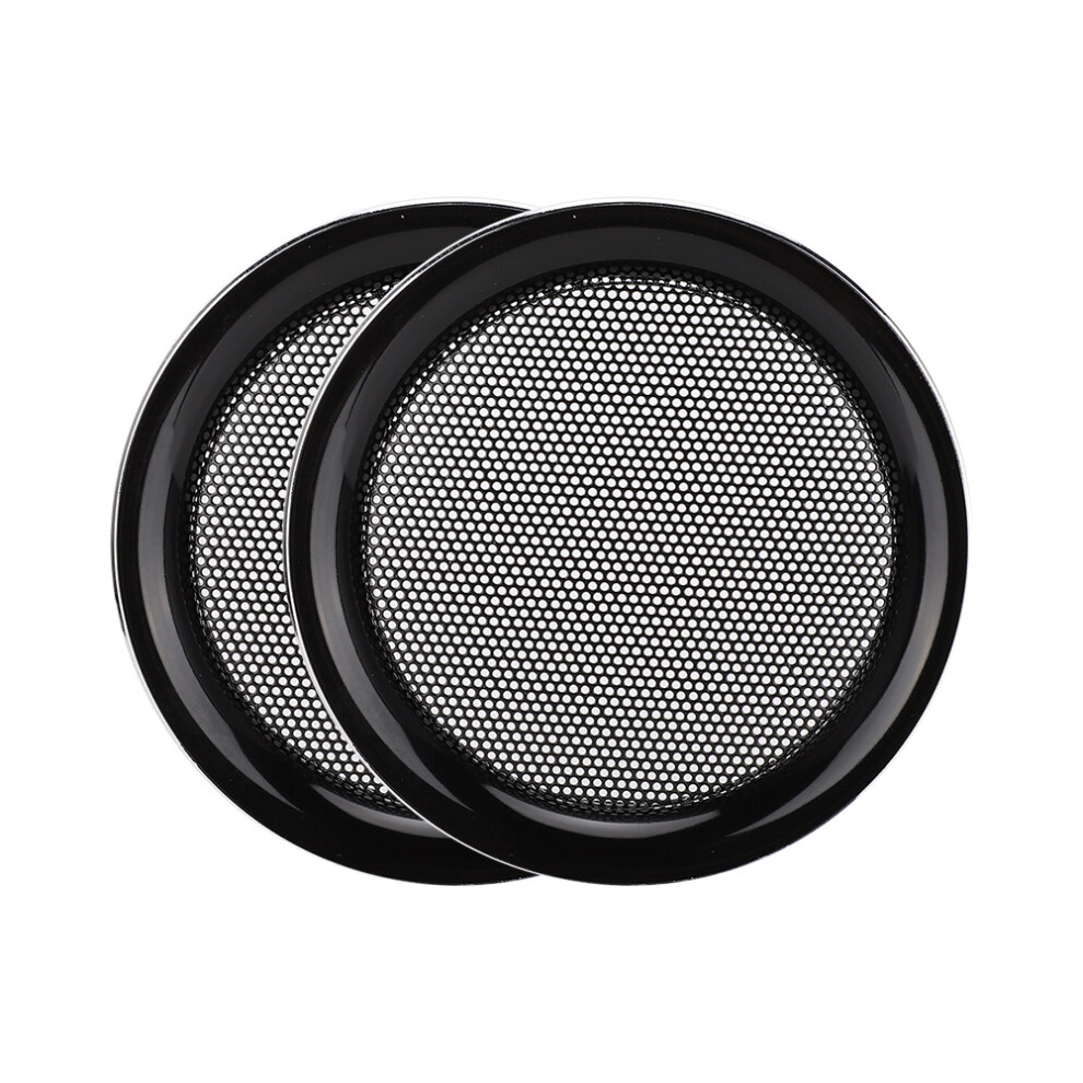 Speaker Grill Cover Decorative Circle Metal Mesh Protective Cover For Speakers Easy To Install Durable Metal Construction Corrosion Resistant Universa 9176269281885