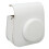 Capa protetora para câmera instantânea em couro PU, compatível com Instax Mini. Design com aba, interior macio em microfibra que não risca e 4