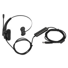 Noise Cancelling Headset With Mic, HD Voice Computer Headset For Call Center Business Skype UC - Mute Function Volume Control Universal Compatibility