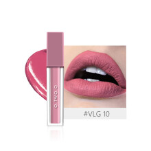 Rossetto liquido opaco vegano da donna, texture setosa e liscia, impermeabile, altamente pigmentato, non secca le labbra, trucco a lunga durata con