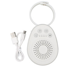 Appareil à bruit blanc avancé pour adultes et bébés, avec fonction mémoire, sons naturels et minuterie. Rechargeable.