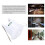 Recessed Installation Infrared Motion Sensor Switch, 360 Degree Detection Range Integrated Circuit Automatic Day Night Detection Adjustable Time Delay 8