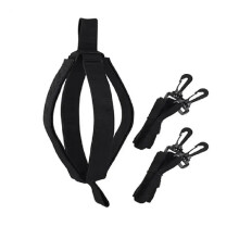 Volleyball Training Equipment Spike Hitting and Serving Trainer, Adjustable Belt, Black