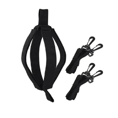 Volleyball Training Equipment Spike Hitting and Serving Trainer, Adjustable Belt, Black