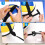 Volleyball Training Equipment Spike Hitting and Serving Trainer, Adjustable Belt, Black 4