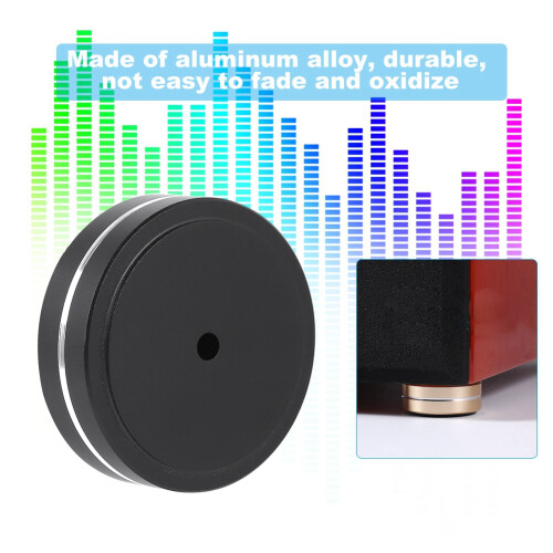 Multi-Function Amplifier Support Feet with Anti-Slip Rubber and Gold-Plated Surface for Shock Absorption and Long-Lasting Use 2