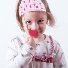 Acessórios de princesa para fotos engraçadas (pacote com 12)