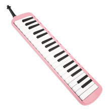 37-Key Pink Melodica Wind Musical Instrument, ABS, 48x11x5cm